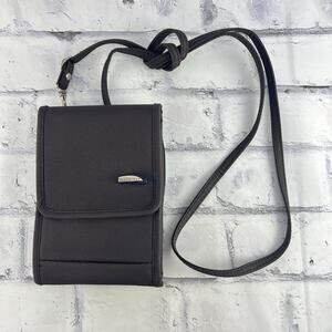 Travelon Passport Wallet Travel Bag Crossbody Brown RFID Anti Theft Organizer